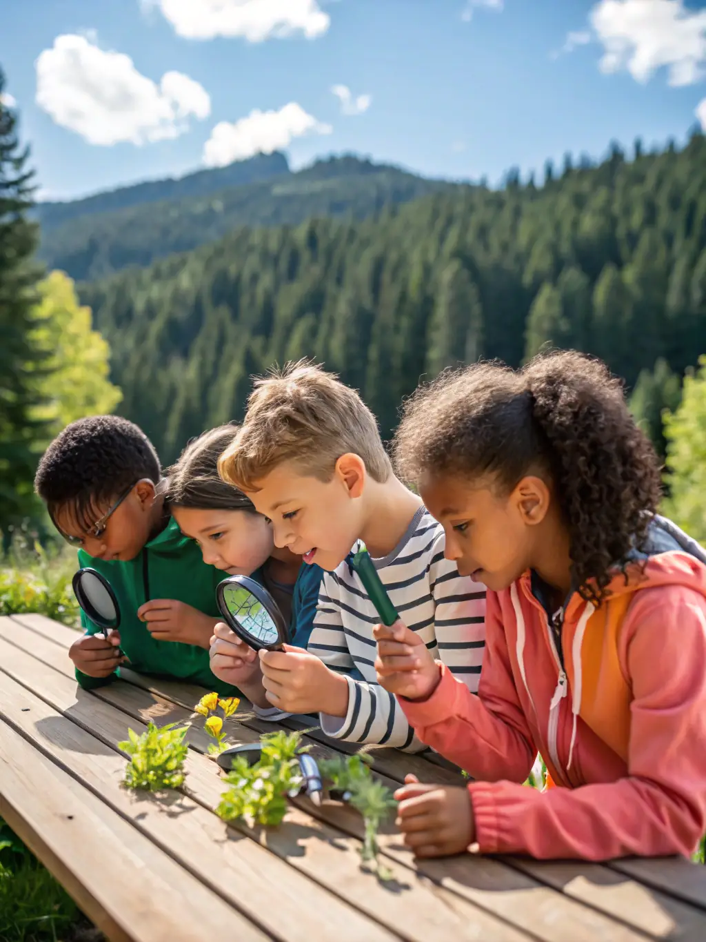 A photo of children engaged in a cultural heritage project facilitated by ASSOCIATION ANTRE PEAUX, highlighting the transmission of knowledge and cultural dynamism.